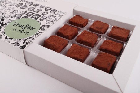 Trufas al ron