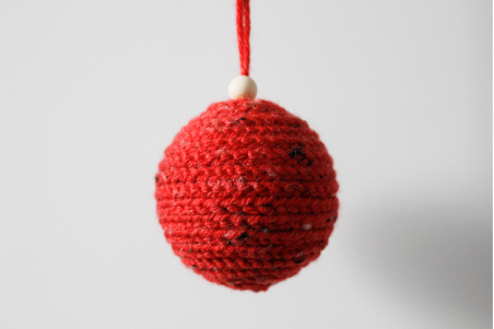 Bola de Nadal vermella