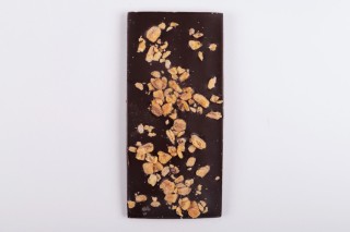 Xocolata negra amb blat de moro fregit torrat