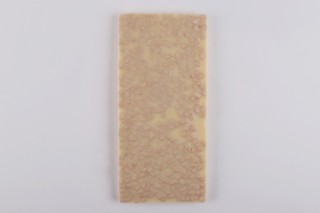Chocolate blanco con proteína de soja crujiente
