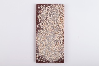 Chocolate con leche con almendra tostada