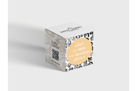 Maíz frito chocolate blanco