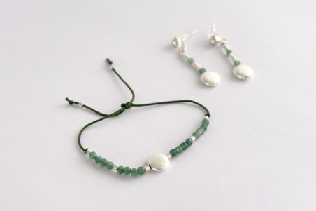 Pulsera y pendientes Belarra