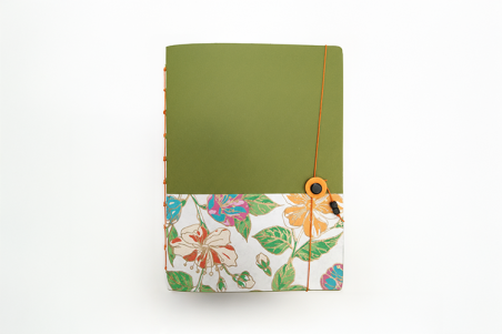 Libreta quartilla Floral