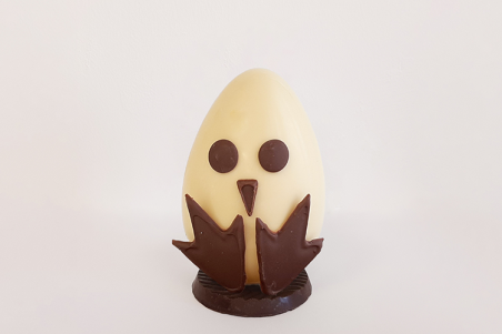 Pollito blanco - Mona de Pascua de chocolate