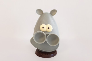 Hipopótamo - Mona de Pascua de chocolate