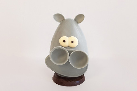 Hipopòtam  - Mona de Pasqua de xocolata