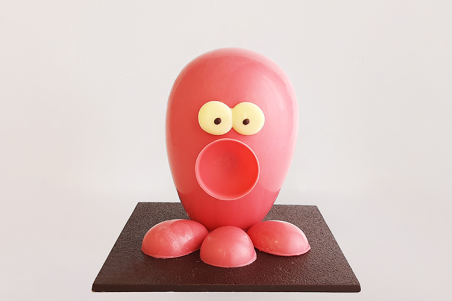 Pulpo rojo - Mona de Pascua de chocolate