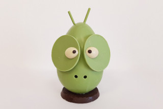 Marciano verde - Mona de Pascua de chocolate