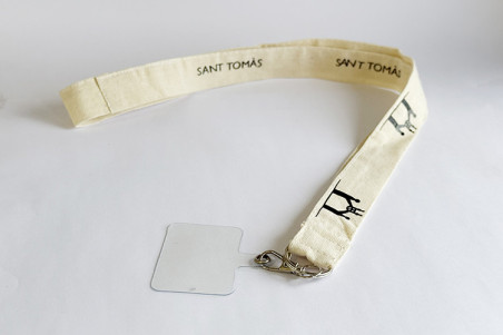 Llavero de tela largo multifunción personalizable