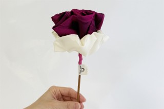 Rosa de tela