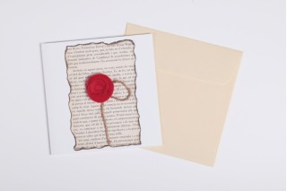Postal rosa de Sant Jordi